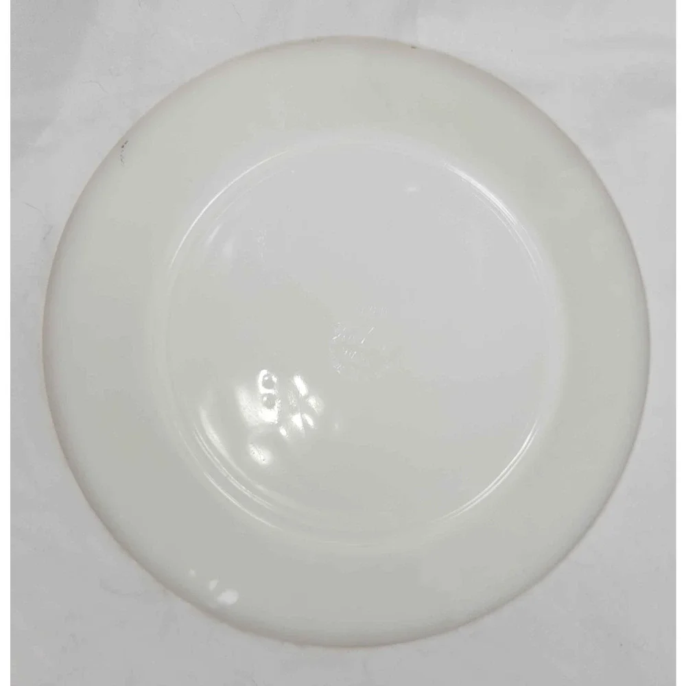 Vintage Oven Fire-King Ware White Porcelain Plate
